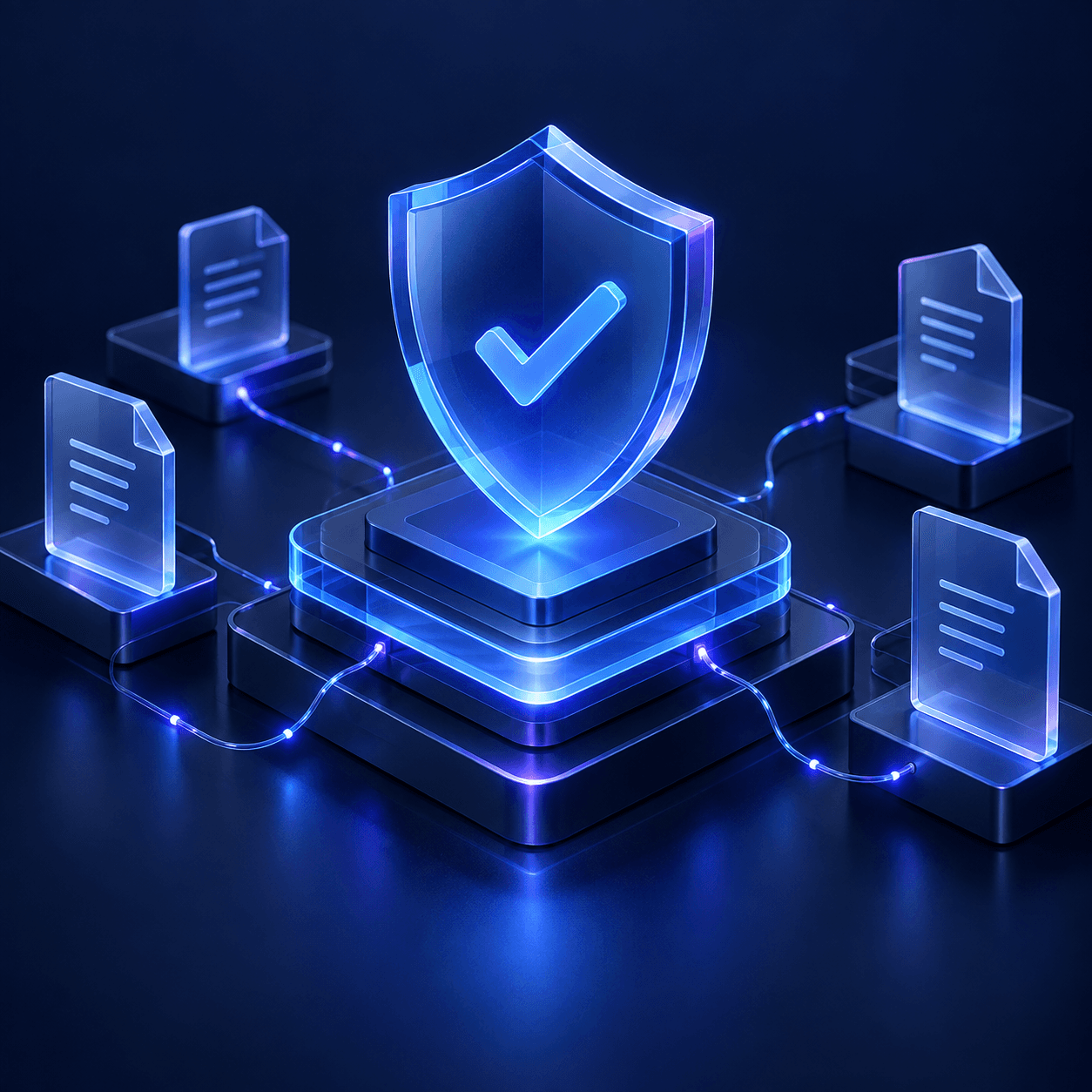 A shield protecting customer information behind a secure boundary